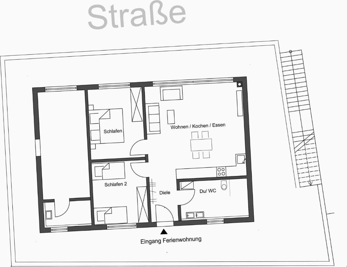 Апартаменти Penthouse Tauberblick Таубербішофсгайм Екстер'єр фото