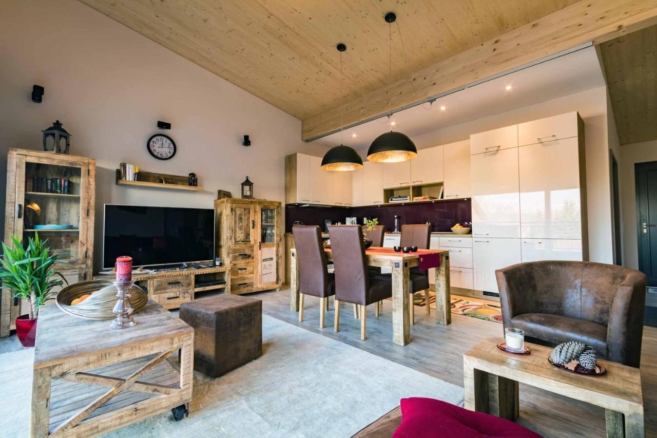 Апартаменти Penthouse Tauberblick Таубербішофсгайм Екстер'єр фото
